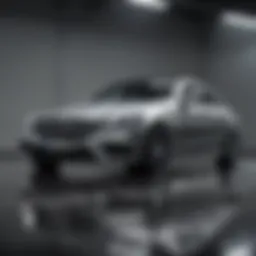 Sleek exterior design of the Mercedes-Benz C-Class