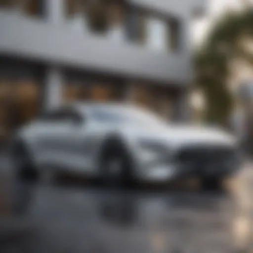 Sleek exterior design of Mercedes Gran Turismo