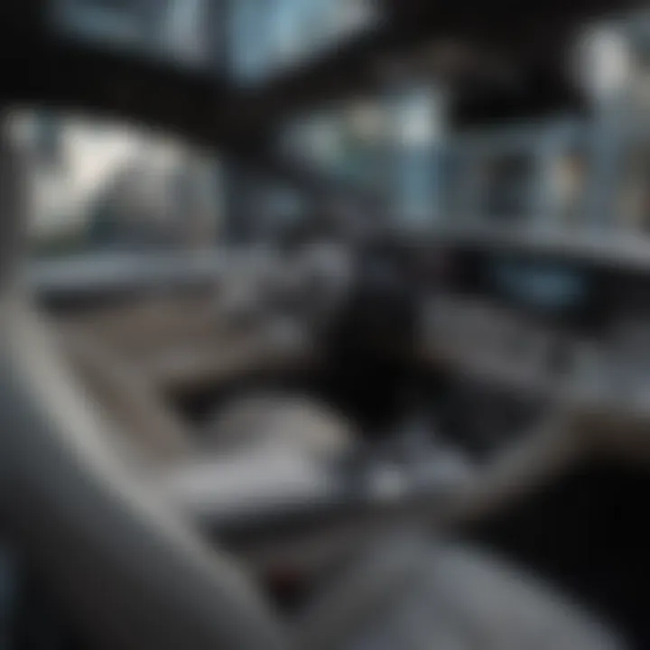 Interior showcasing luxury features of Mercedes Gran Turismo