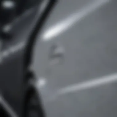 Car Door After Successful Dent Removal Smooth car door surface after dent removal