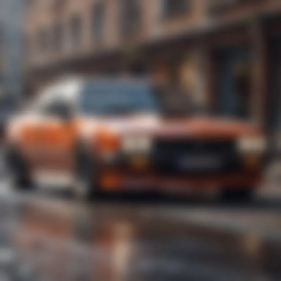 Detailed overview of a car with damage assessment