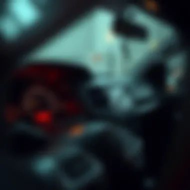 Dashboard Features of Nissan One Ton Truck Close-up of the dashboard of Nissan one ton truck