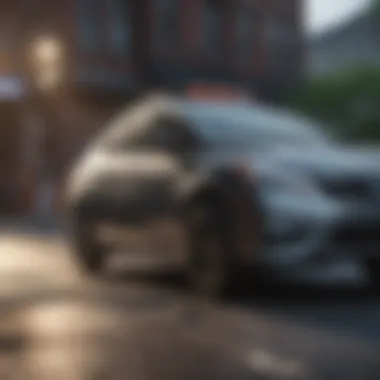 Safety features display in Nissan Versa