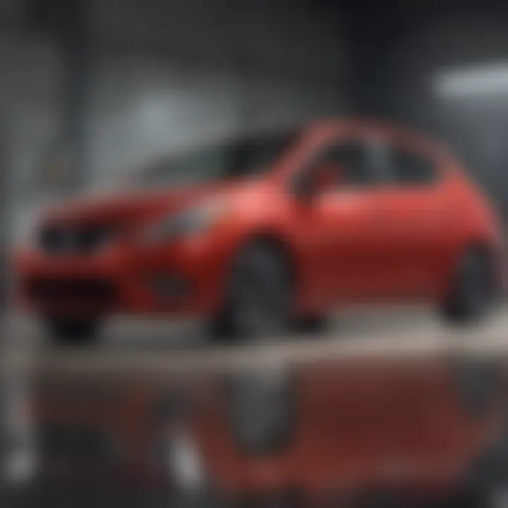 Nissan Versa model showcasing sleek design