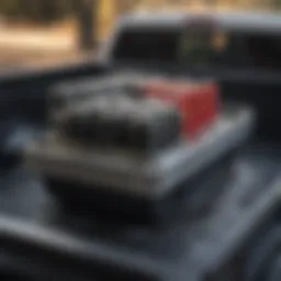 Custom truck bed storage solution