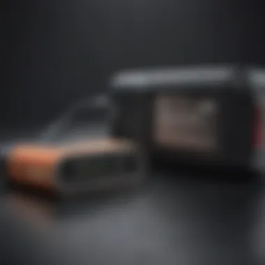 Performance Metrics of Handheld Battery Chargers An infographic detailing performance metrics of handheld chargers.