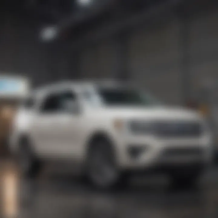 Ford dealership showcasing 2017 Expedition models