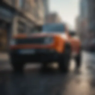 Jeep Renegade in an urban setting showcasing its adaptability