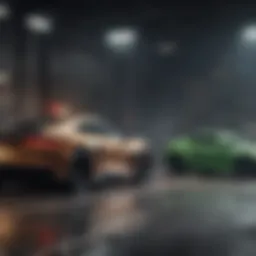 Safety ratings chart showcasing various car models