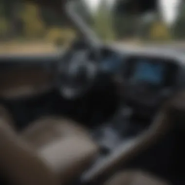 Advanced Technology in Subaru Full-Size SUVs Interior view highlighting Subaru's advanced technology features