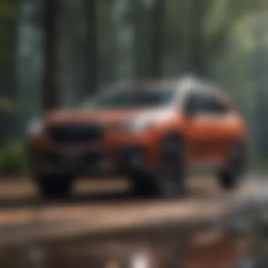 Safety Innovations in Subaru Full-Size SUVs Safety features display in Subaru full-size SUV