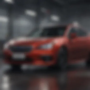 Safety Features of the Subaru Legacy Subaru Legacy showcasing safety features