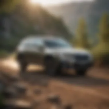 Adventure Ready: Subaru Outback Touring Edition in Nature Subaru Outback Touring Edition parked in an adventurous landscape