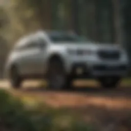 2023 Subaru Outback Touring Edition exterior in a scenic setting