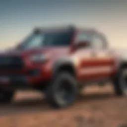 Tacoma TRD Off-Road bed cover showcasing sleek design