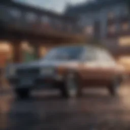 The iconic first generation Lancer showcasing its classic design.