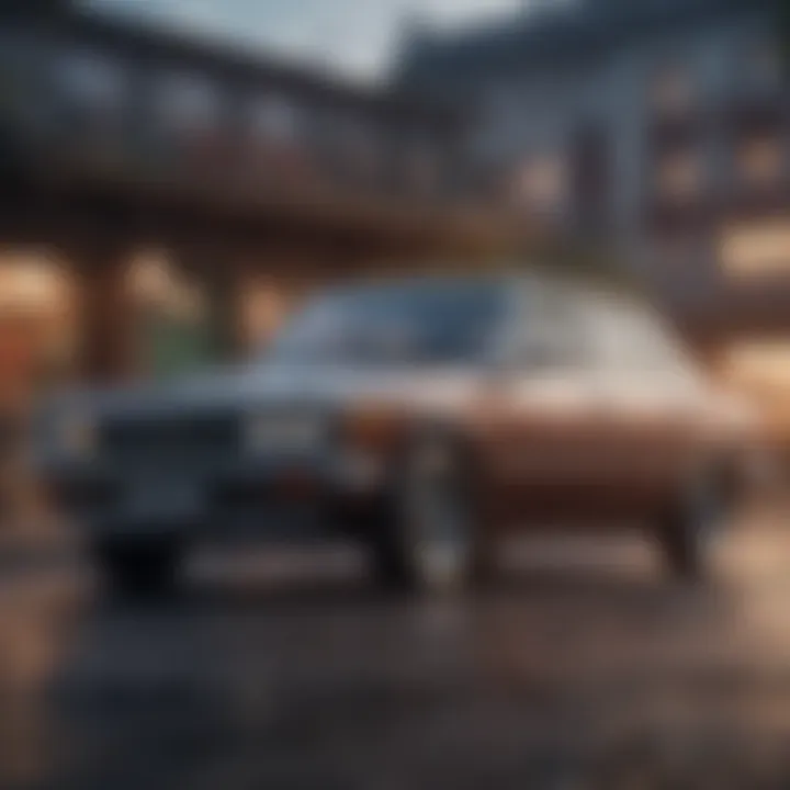 The iconic first generation Lancer showcasing its classic design.
