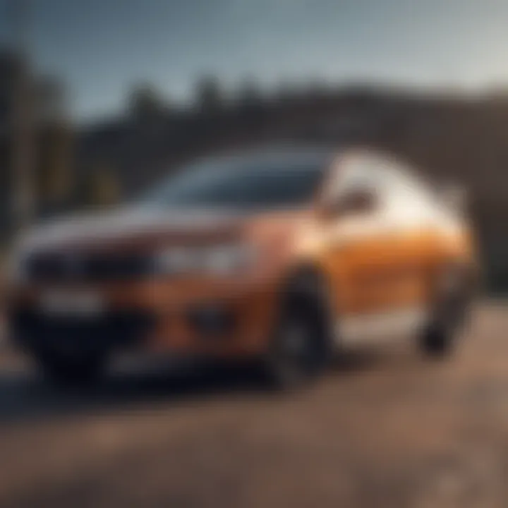 A modern Lancer model highlighting its sporty features.