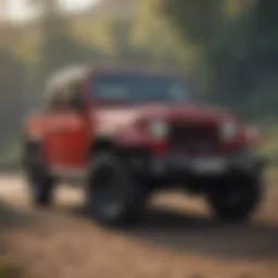 Classic Jeep Gladiator model showcasing its early design