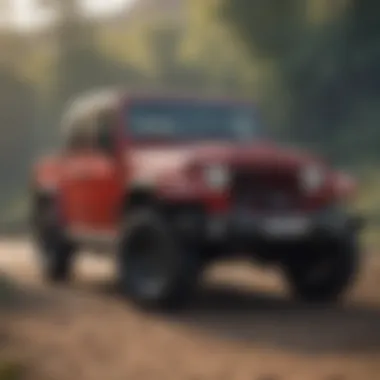 Classic Jeep Gladiator Model Classic Jeep Gladiator model showcasing its early design