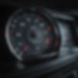 High-tech car stereo display showcasing advanced features