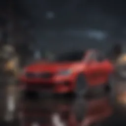 A sleek midsize Kia model showcasing modern design and engineering.