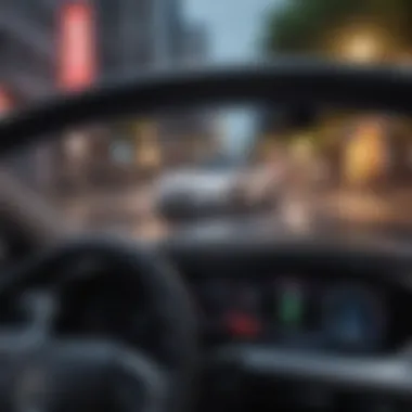 Performance Metrics of Efficient Electric Cars Performance metrics displayed on an electric car's screen