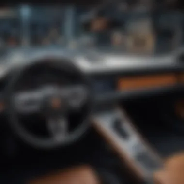 Luxury Meets Innovation: Inside the Porsche Spider Interior view of the Porsche Spider highlighting luxury and technology