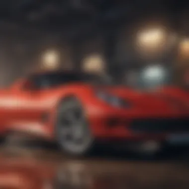 The Stunning Design of the Stingray Stingray car showcasing sleek design