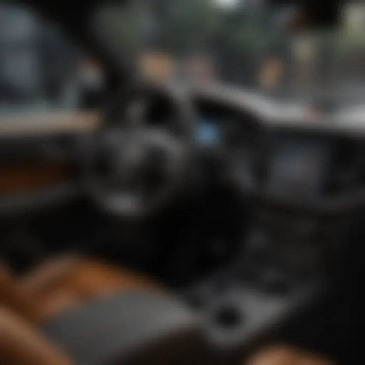 Interior view of Jeep Trackhawk emphasizing luxury and technology