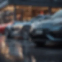 A diverse selection of cars representing different styles and prices