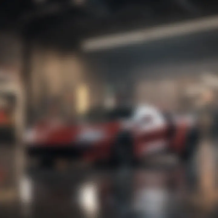 Visual representation of automotive financing market trends