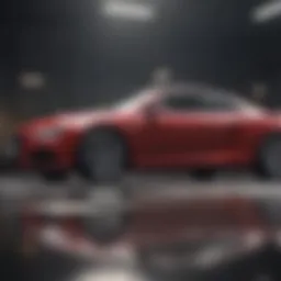 Graph depicting average car loan interest rates over time