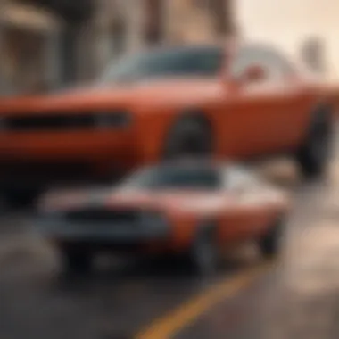 Comparison of muscle cars with Dodge Challenger Scat Pack