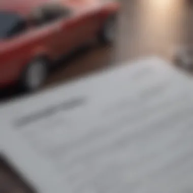 Decoding Negotiation Documents A close-up of a car negotiation document with key points highlighted