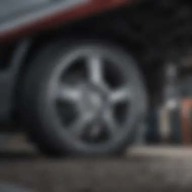 Undercarriage Features of the Nissan Leaf Close-up view of the Nissan Leaf's undercarriage highlighting clearance features