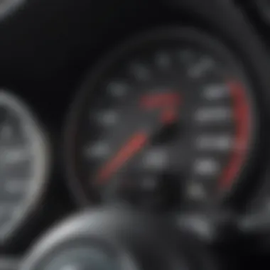 Horsepower and torque gauges showcasing performance