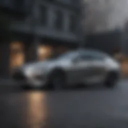 Lexus luxury sedan showcasing elegant design and premium features.