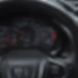 Detailed view of Honda Civic Sport dashboard showcasing advanced features