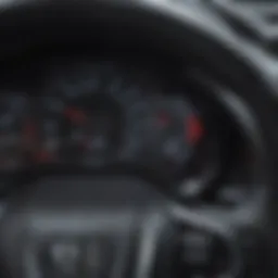 Detailed view of Honda Civic Sport dashboard showcasing advanced features