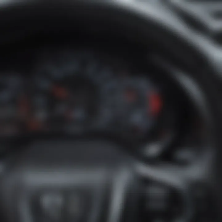 Detailed view of Honda Civic Sport dashboard showcasing advanced features