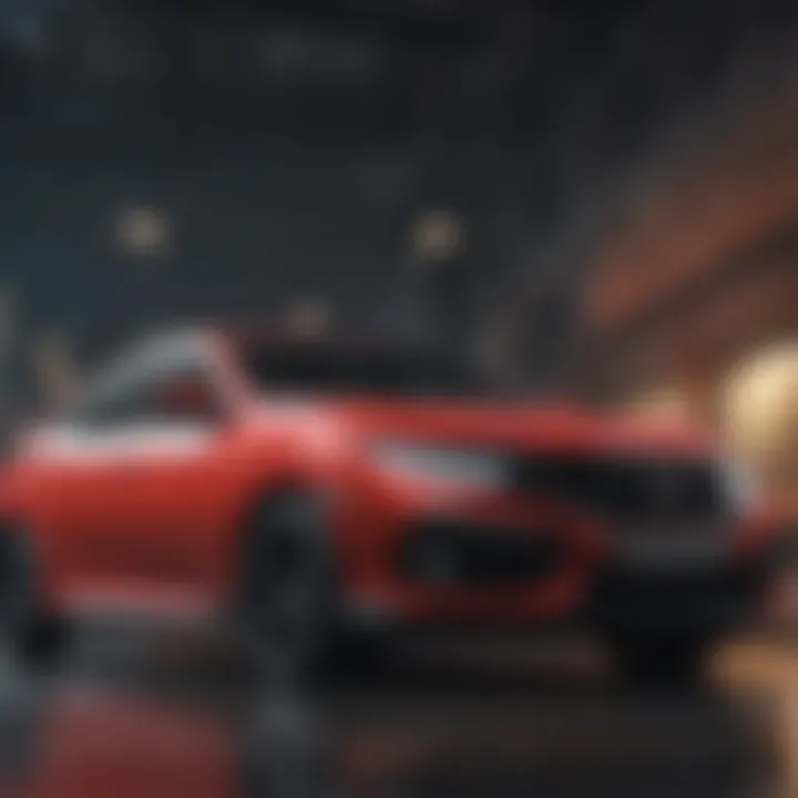Graph illustrating depreciation rates of Honda Civic Sport over time