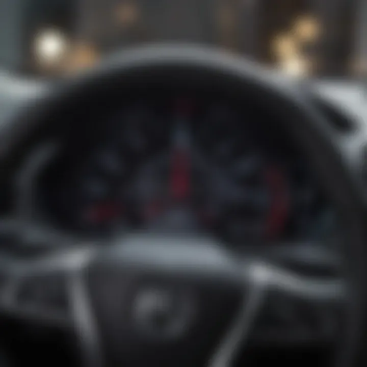 Dashboard of the Acura RDX Hybrid showing fuel efficiency metrics