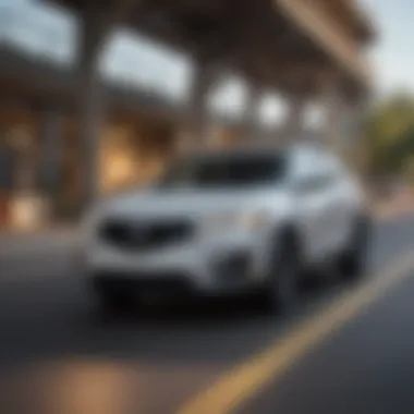 Driver enjoying a smooth ride in the Acura RDX Hybrid
