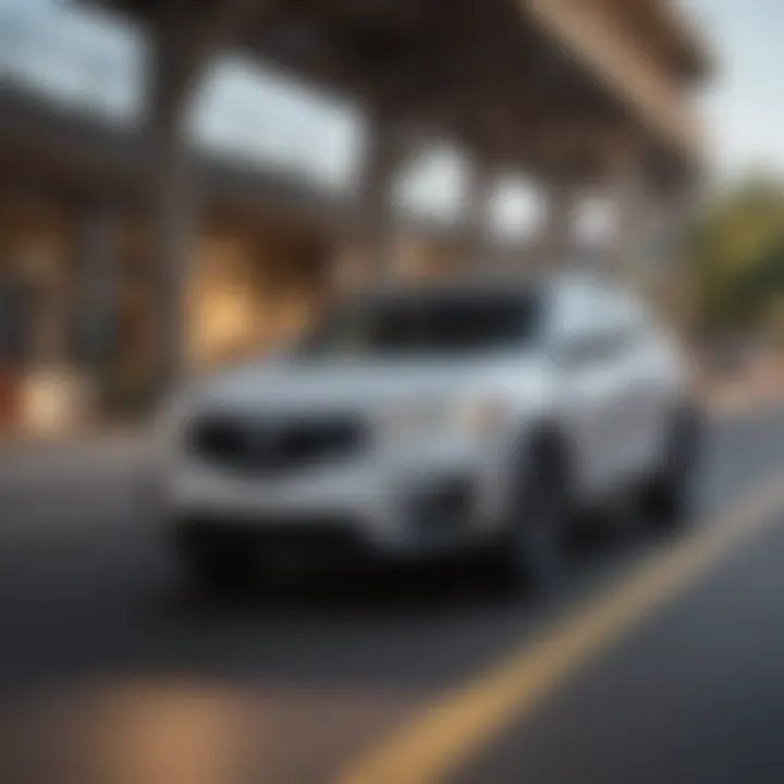 Driver enjoying a smooth ride in the Acura RDX Hybrid