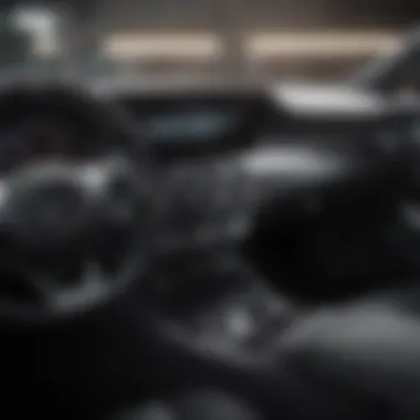 Luxury Interiors of Mercedes Coupes Close-up of Mercedes Coupe interior features
