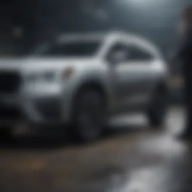 Group of diverse individuals discussing automotive safety