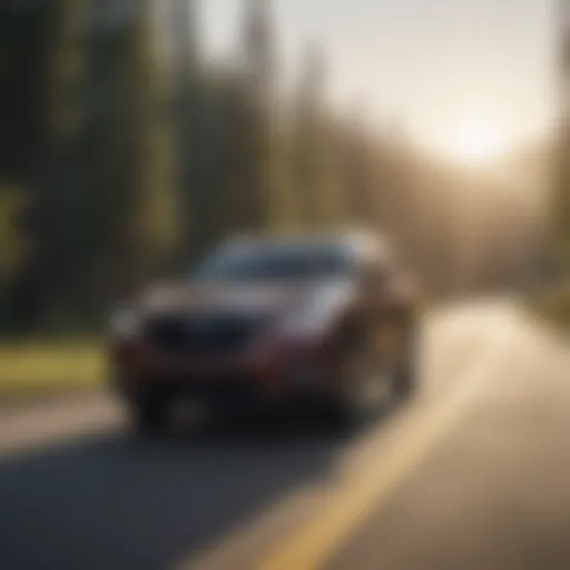 Subaru Ascent vehicle on a scenic road