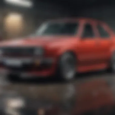 Total Loss Assessment in Automotive Insurance A damaged vehicle symbolizing total loss assessment in insurance.