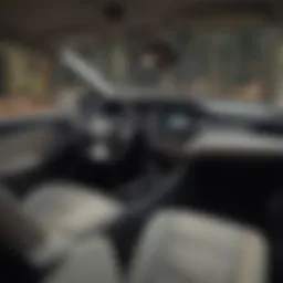 Interior view of Toyota Prius showcasing spacious seating